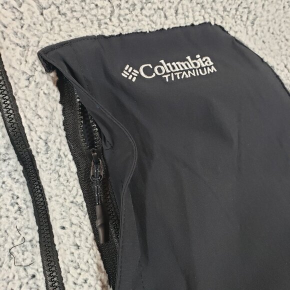 Columbia Titanium Arctic Crest Sherpa Full Zip Fleece Jacket Gray Men's Sz 2X - Picture 8 of 14